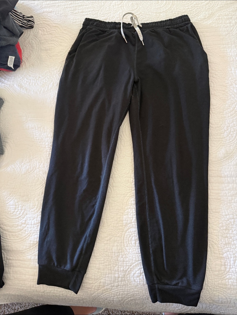 Vuori Black Drawstring Jogger Pants